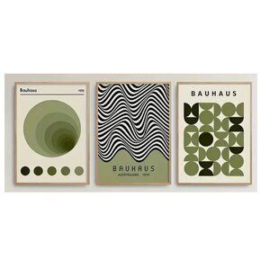 Bauhaus Modern Art Prints (Rolled, No Frame)